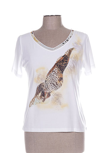 jean delfin t-shirts femme de couleur blanc