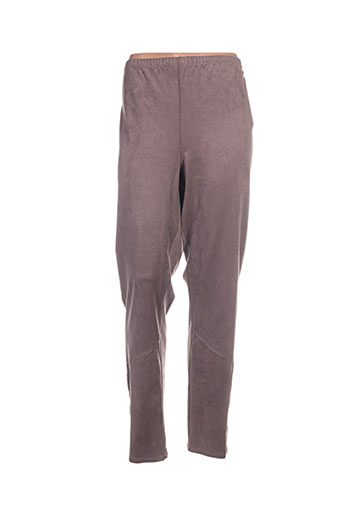 jean delfin pantalons femme de couleur marron