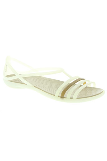 crocs chaussures femme de couleur beige