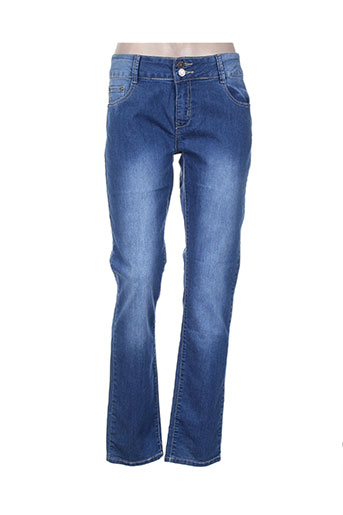 bs jeans jeans femme de couleur bleu