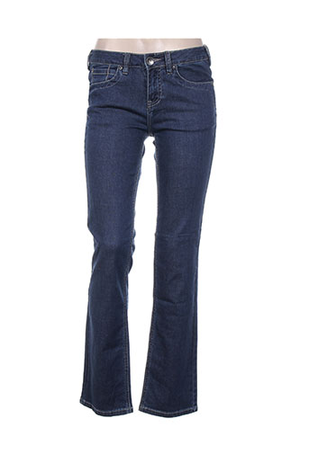 funaki jeans femme de couleur bleu