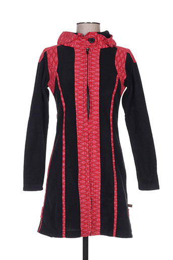 bamboo's manteaux femme de couleur rouge
