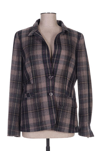 maxmara vestes femme de couleur marron