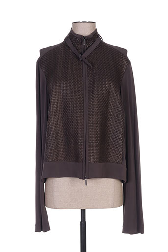 maxmara vestes femme de couleur marron