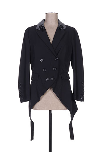high vestes femme de couleur noir