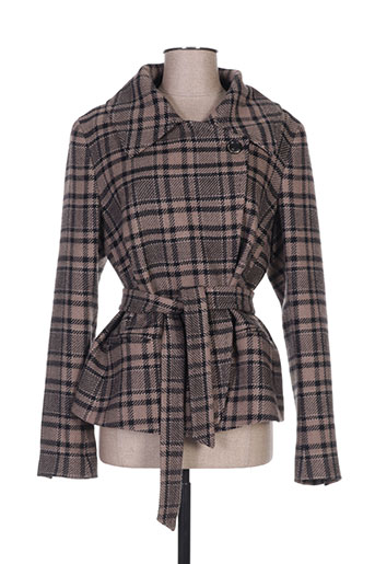 maxmara vestes femme de couleur marron