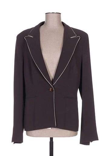 maxmara vestes femme de couleur marron