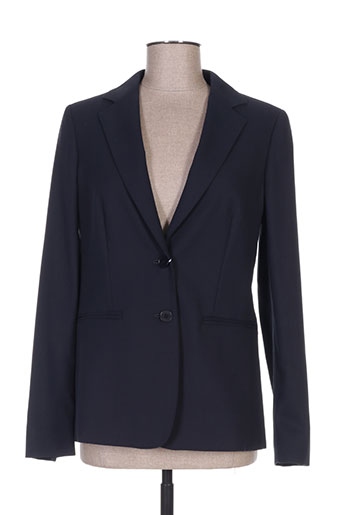 maxmara vestes femme de couleur bleu