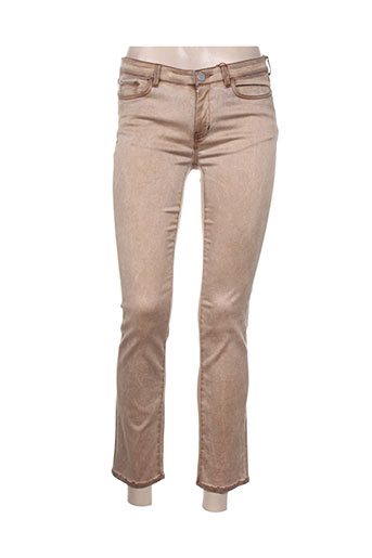 maxmara pantalons femme de couleur beige
