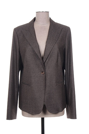 maxmara vestes femme de couleur marron