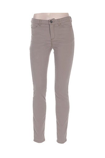 maxmara pantalons femme de couleur gris