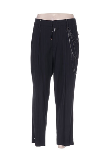high pantalons femme de couleur noir