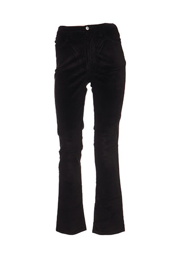 trussardi jeans pantalons femme de couleur noir