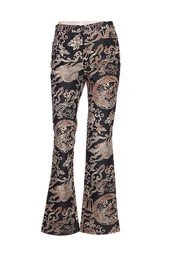 kenzo pantalons femme de couleur noir
