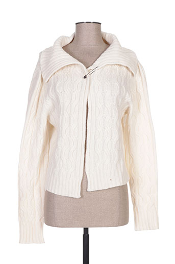 maxmara gilets femme de couleur beige