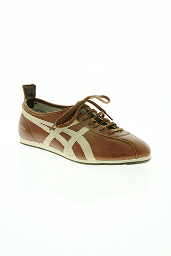 onitsuka tiger chaussures homme de couleur marron