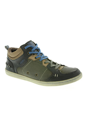 kickers chaussures homme de couleur gris