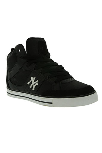 new york yankees chaussures homme de couleur noir