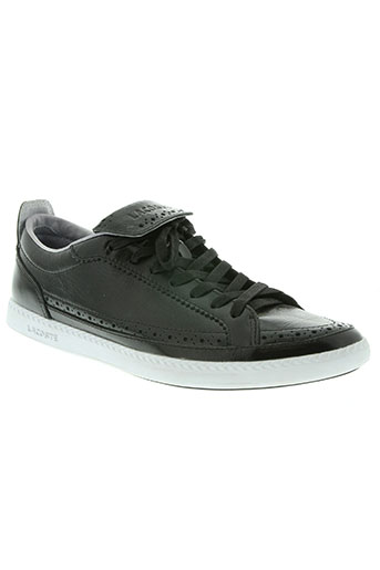 lacoste chaussures homme de couleur noir