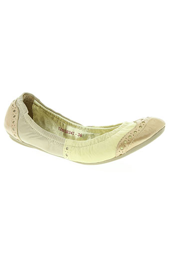 les tropeziennes chaussures femme de couleur jaune