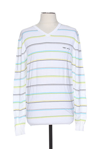 teddy smith pulls homme de couleur blanc