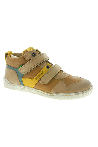 kickers chaussures garçon de couleur marron