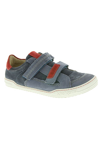 kickers chaussures garçon de couleur bleu