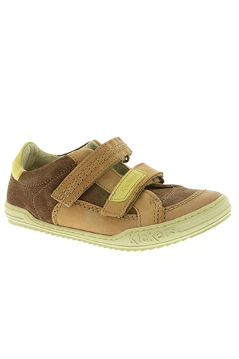 kickers chaussures garçon de couleur beige