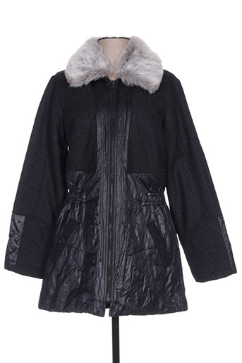tbs manteaux femme de couleur noir