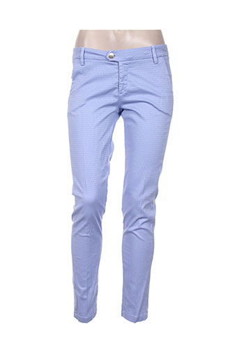 kocca pantalons femme de couleur bleu