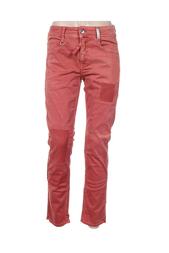 high jeans femme de couleur rouge