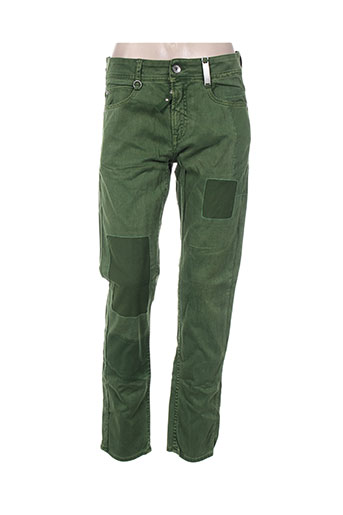 high jeans femme de couleur vert