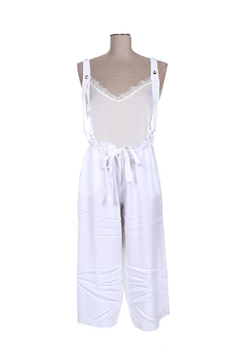 maryley pantacourts femme de couleur blanc