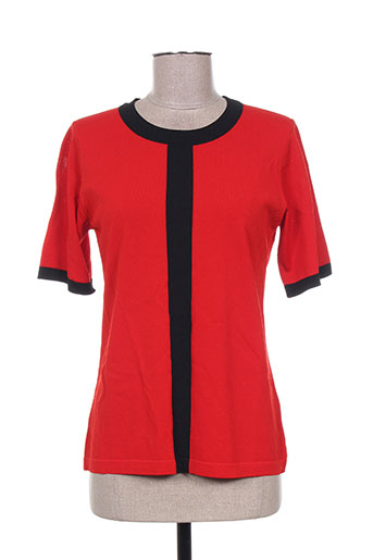 griffon pulls femme de couleur rouge