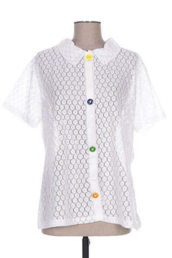 lo! les filles chemises femme de couleur blanc