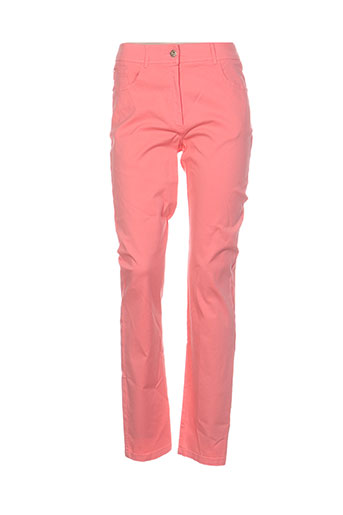 pause cafe pantalons femme de couleur orange