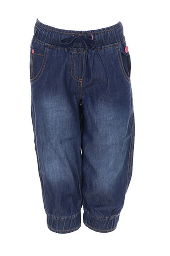 boboli jeans fille de couleur bleu