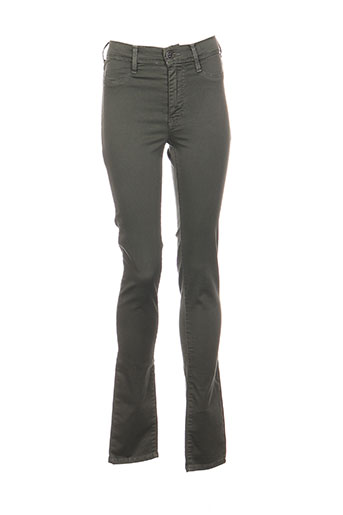 teddy smith pantalons fille de couleur vert