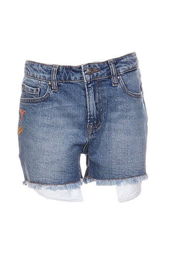 teddy smith shorts / bermudas fille de couleur bleu