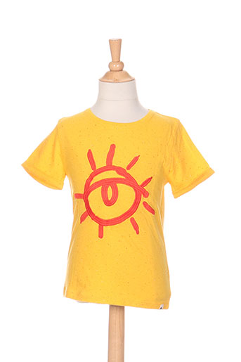 billybandit t-shirts garçon de couleur jaune