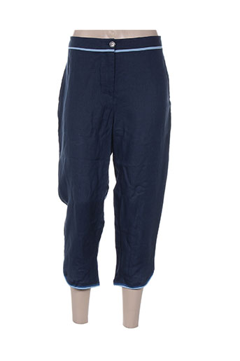 maloka pantacourts femme de couleur bleu