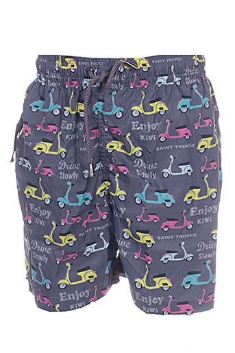 kiwi maillots de bain garçon de couleur gris