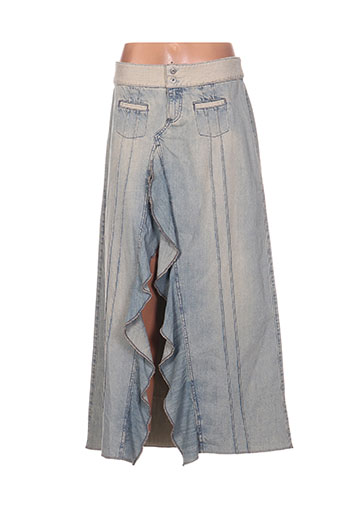 guess jeans jupes femme de couleur bleu