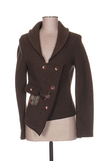 coco menthe vestes femme de couleur vert