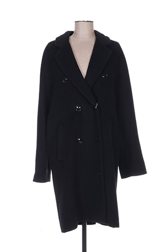 armani manteaux femme de couleur noir