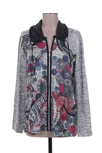 bagoraz vestes femme de couleur gris