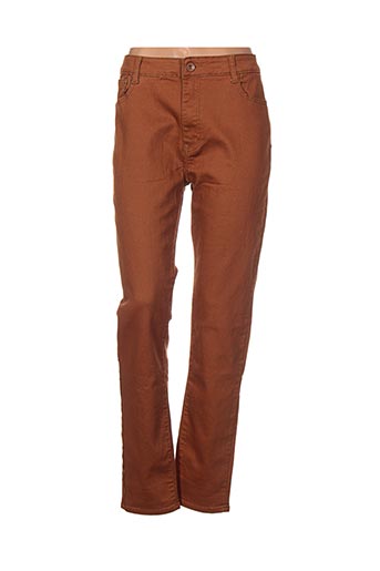 bs jeans jeans femme de couleur marron