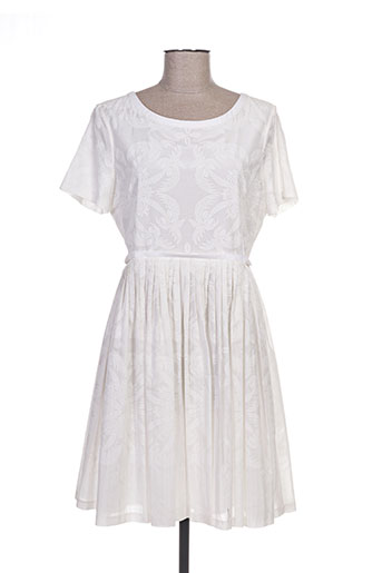 paul smith robes femme de couleur blanc