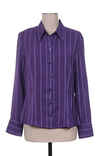 fosby chemises femme de couleur violet