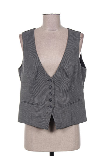 jensen gilets femme de couleur gris